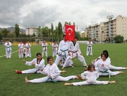 Teakwondo gösterisi beğeni topladı